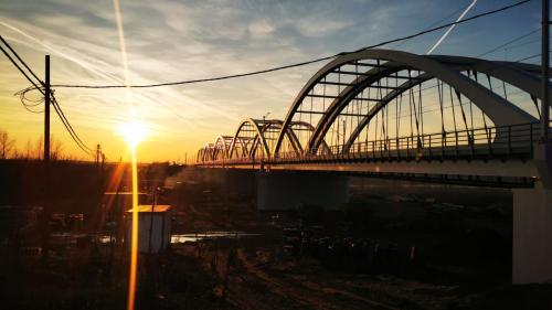 Most kolejowy przez rzekę Bug