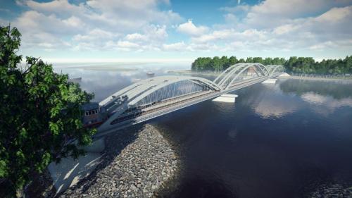 most kolejowy przez pilice 3