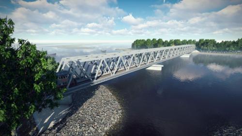 most kolejowy przez pilice 5